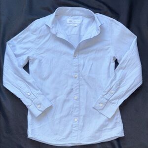 Zara kids Blue Casual Button Down Shirt size 9 years